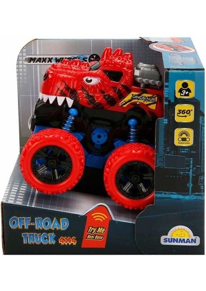 Sinerjim Speed Dinosaur Off Road Aracı 10 cm - 1 Adet Stokta Olan Gönderilir