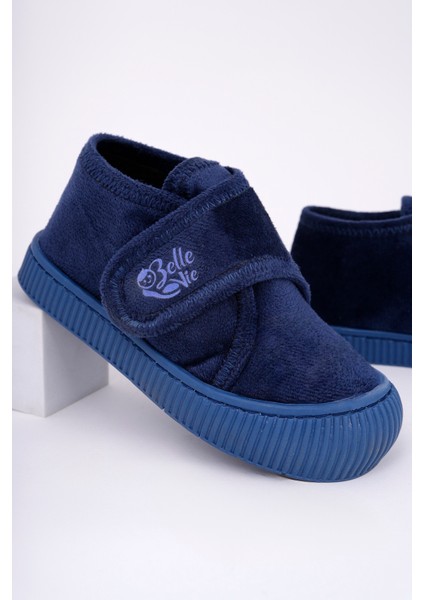 Belle Vie Lacivert Peluş, Ana Okulu, Kreş Çocuk, Ev Botu (Panduf) Rahat ve Sıcak” fırsatları