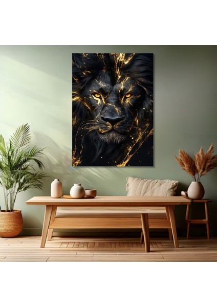 Kanvas Tablo Ev Ofis Duvar Tablosu Siyah Aslan Yeni Ev Hediyesi Kanvas Ev Dekoru fiyatları