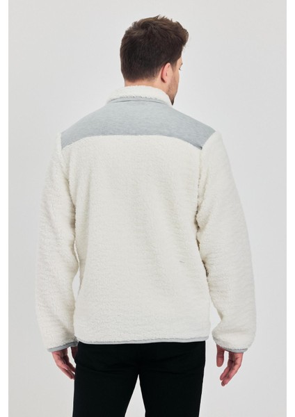 Erkek Kürklü Kışlık Gri Salaş Peluş Ceket fırsatları