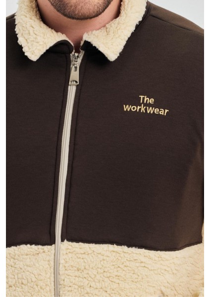 Erkek Kürklü Kışlık Sarı Salaş Peluş Ceket fiyatları