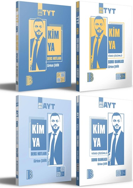 2026 Tyt - Ayt Kimya Ders Notları ve Soru Bankası Seti Benim Hocam Yayınları