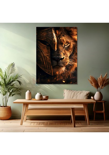 Kanvas Tablo Ev Ofis Duvar Tablosu Savaşçı Aslan Yeni Ev Hediyesi Kanvas Ev Dekoru fiyatları