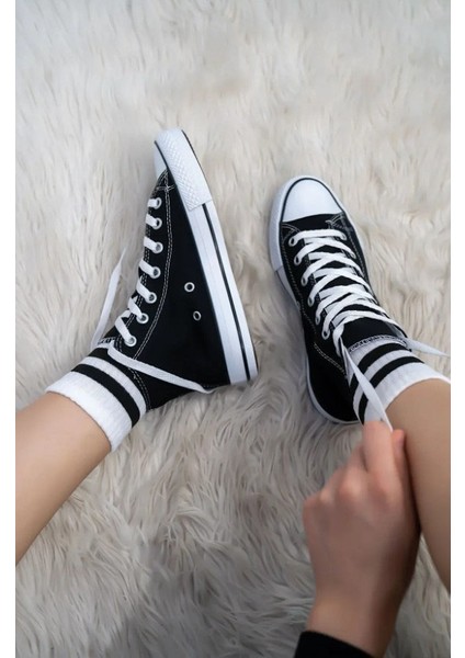 Unisex Boğazlı Model Keten Spor Ayakkabı Sneaker Cnvrse Model fiyatları