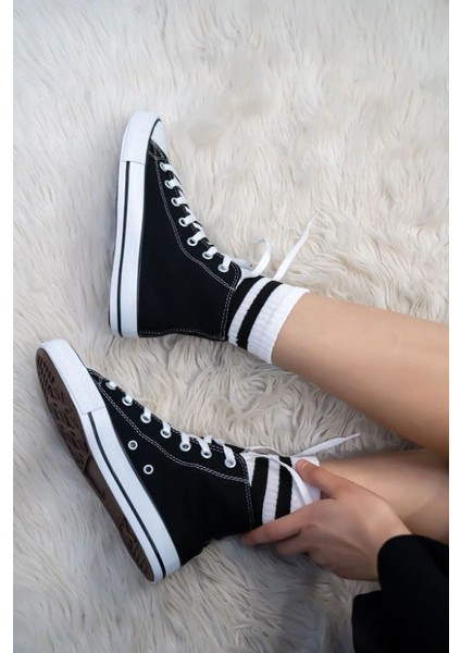 Unisex Boğazlı Model Keten Spor Ayakkabı Sneaker Cnvrse Model fırsatları