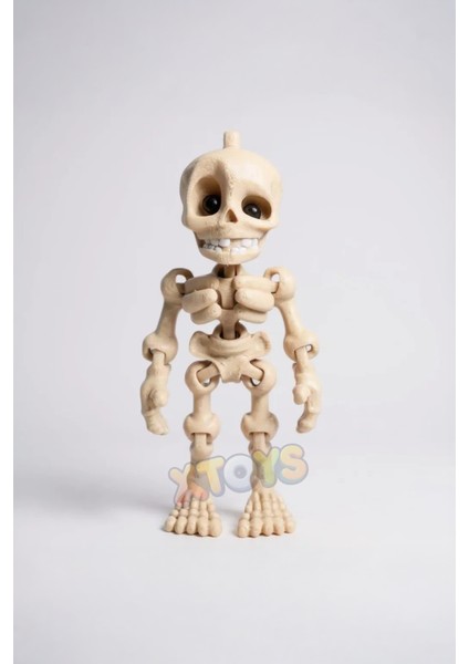 Skibz İskelet Anahtarlık, Çanta Charmı ve Aksesuarı, Sevgiliye Hediye Halloween Oyuncak