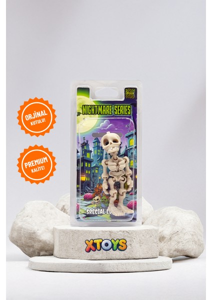 Skibz İskelet Anahtarlık, Çanta Charmı ve Aksesuarı, Sevgiliye Hediye Halloween Oyuncak fiyatları