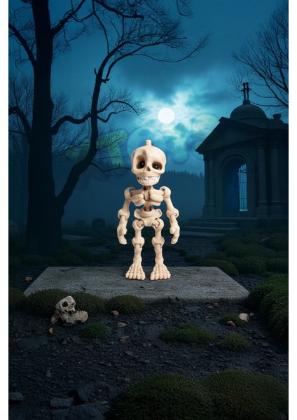 Skibz İskelet Anahtarlık, Çanta Charmı ve Aksesuarı, Sevgiliye Hediye Halloween Oyuncak fırsatları