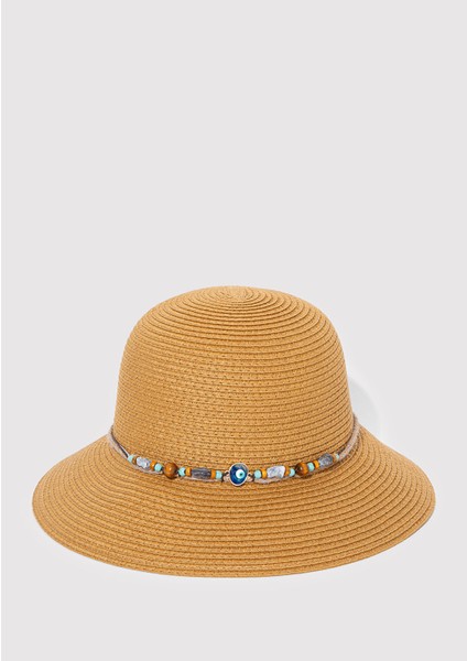 Kahverengi Hasır Şapka 1912996-70202