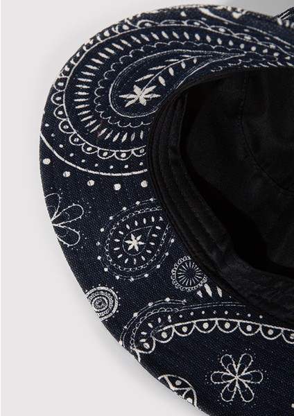 Baskılı Lacivert Bucket Şapka 1912974-70491