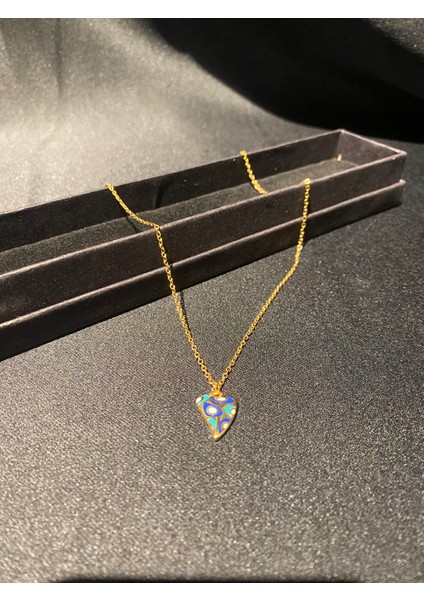 Turquose Kalpli Çelik Kolye fiyatları