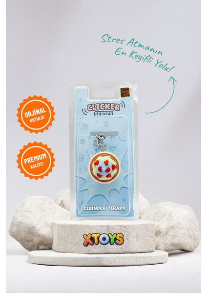 Snapcake Tıklanabilir Stres Giderici Kapkek Anahtarlık, Çanta Charmı ve Aksesuarı, Sevgiliye Hediye Konsept Oyuncak fiyatları