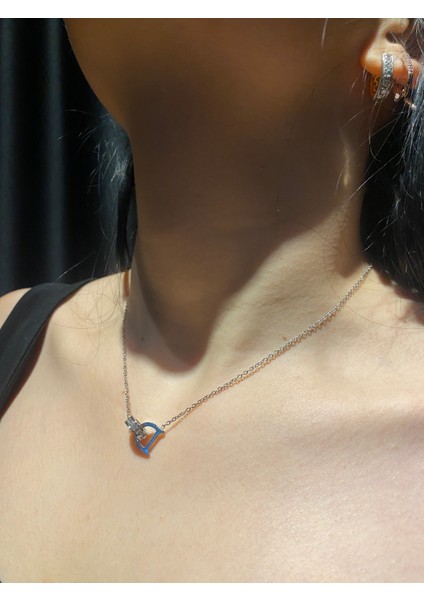 Sonsuz 'd' Çelik Kolye