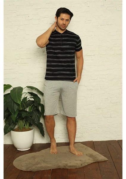 Erkek Siyah 3'lü Pijama Takım fiyatları