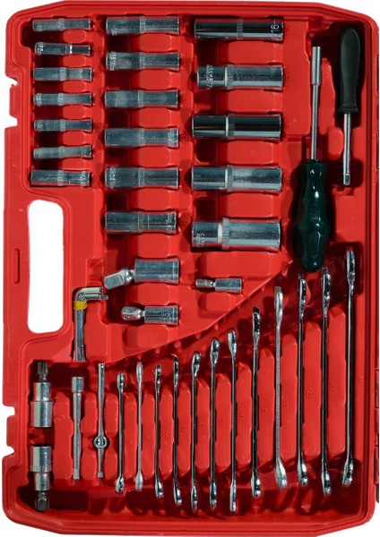 Ekinler EEA465 Profesyonel 216 Parça Usta Lokma Takımı Seti Tamirci Seti Paslanmaz Çelik Krom Kaplama Kırmızı fiyatları