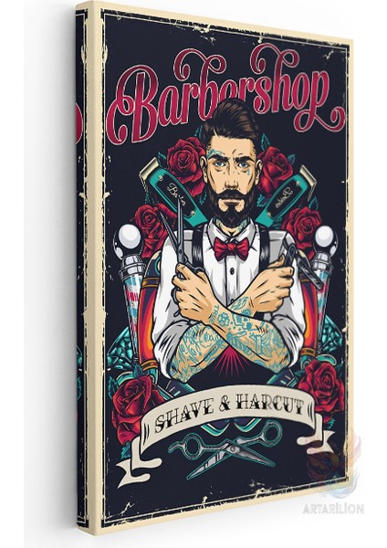 Kanvas Tablo Ev Ofis Duvar Tablosu Berber Dukkani Yeni Ev Hediyesi Kanvas Ev Dekoru modelleri