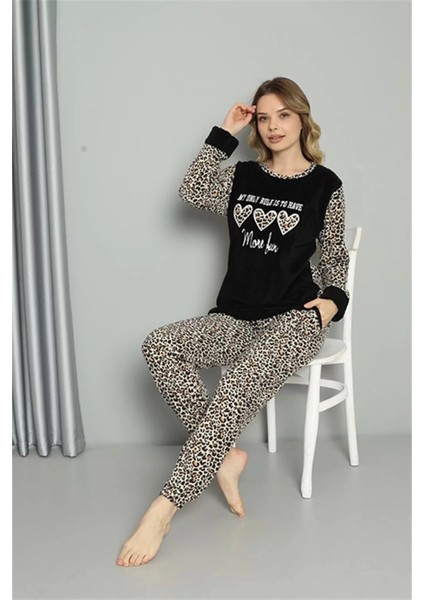 Polar Kadın Pijama Takımı Siyah