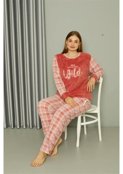 Polar Kadın Büyük Beden Pudra Pijama Takımı fırsatları