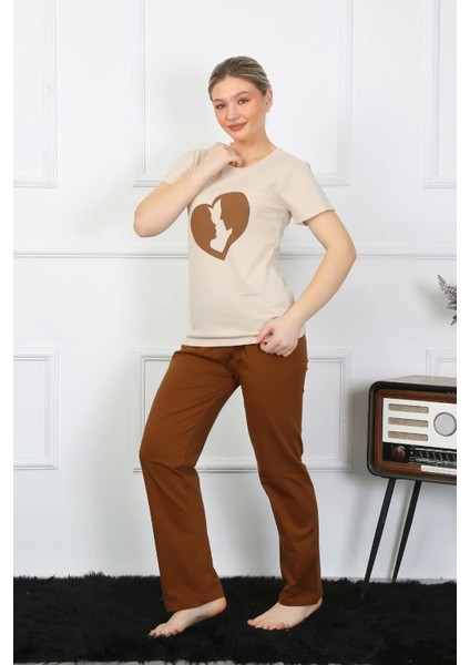 Kısa Kol Penye Pijama Takımı modelleri