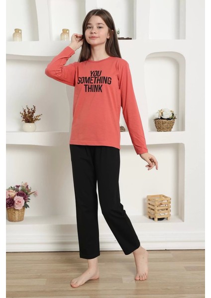 Kız Çocuk Penye Pijama Takım Mercan fırsatları