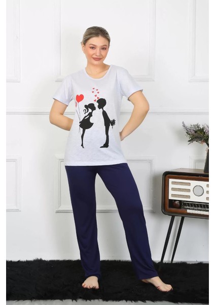 Kadın Kısa Kol Penye Pijama Takımı fiyatları