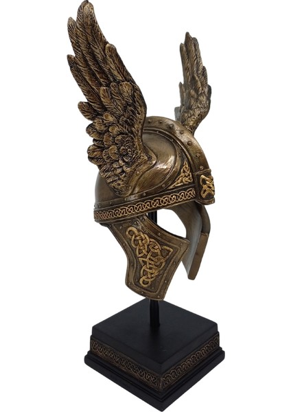 Iskandinav Mitolojisi Tanrı Odin'in Miğferi Dekoratif Koleksiyonluk Biblo | Dekoratif Masa Objeleri modelleri