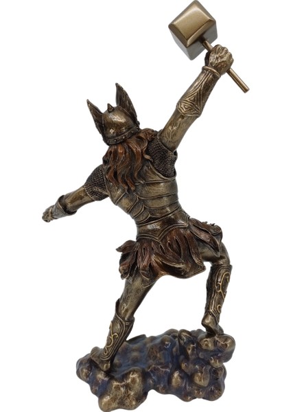 Iskandinav Mitolojik Tanrı Thor Koleksiyonluk Dekoratif Biblo | Mitolojik Dekoratif Obje indirimleri