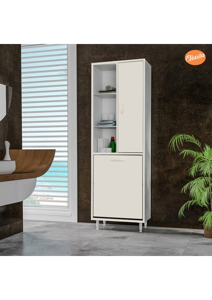 Sepetli Mutfak Dolabı Kirli Çamaşır Dolabı Sepetli Banyo Dolabı Oyuncak Dolabı