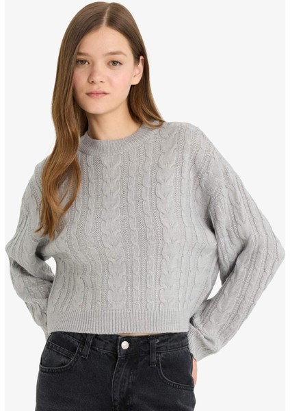 Coool Regular Fit Bisiklet Yaka Triko Kazak T4518AZ25WN modelleri