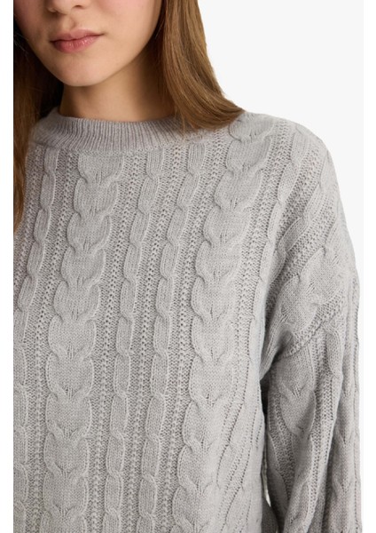 Coool Regular Fit Bisiklet Yaka Triko Kazak T4518AZ25WN indirimleri