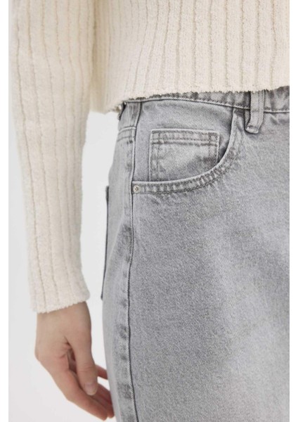 Long Fit Midi Jean Etek