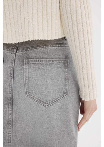 Long Fit Midi Jean Etek