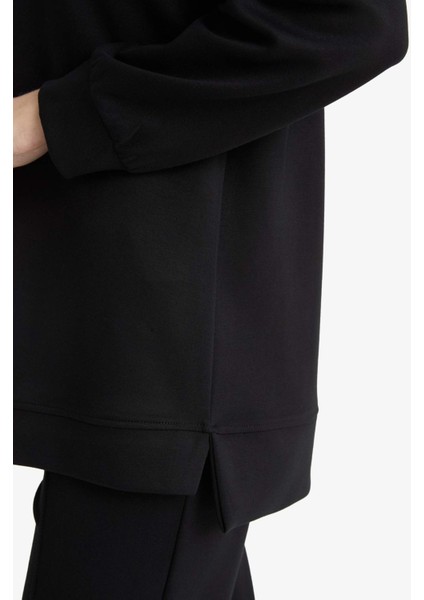 Regular Fit Bisiklet Yaka Uzun Kollu Tunik F5117AX25AU