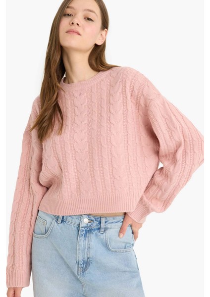 Coool Regular Fit Bisiklet Yaka Triko Kazak T4518AZ25WN