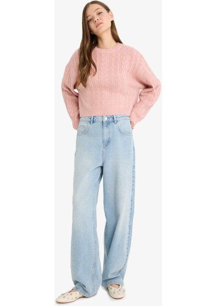 Coool Regular Fit Bisiklet Yaka Triko Kazak T4518AZ25WN fiyatları