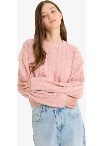 Coool Regular Fit Bisiklet Yaka Triko Kazak T4518AZ25WN modelleri