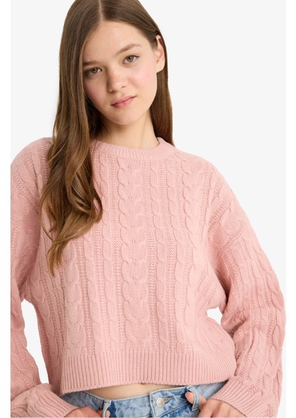 Coool Regular Fit Bisiklet Yaka Triko Kazak T4518AZ25WN fırsatları