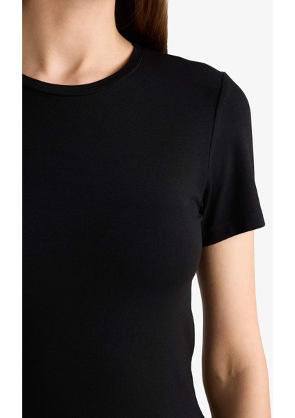 Bedene Oturan Kısa Kollu Tişört-Fall in Love Loungewear G0006AX25WN indirimleri