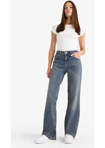 Düşük Bel Uzun Jean Yıkamalı Pantolon G1407AX25WN modelleri