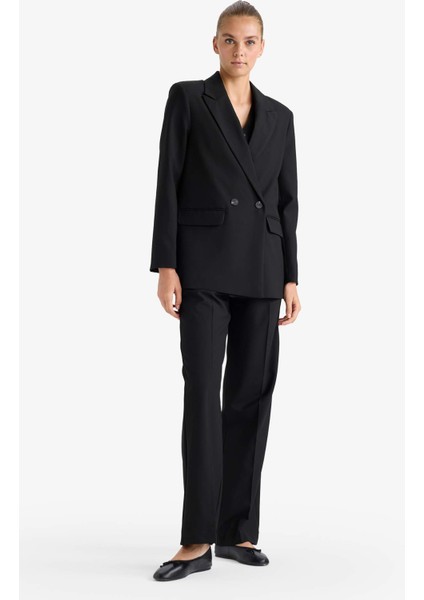 Oversize Geniş Kalıp Ceket Yaka Blazer Ceket E7732AX25AU fiyatları