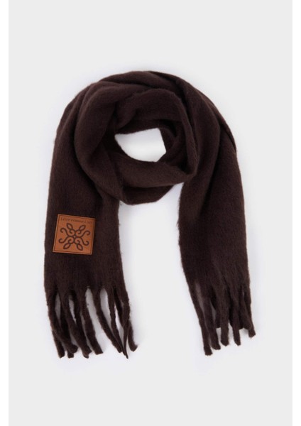 Kadın Dokuma Etiketli Atkı F3427AX25WN