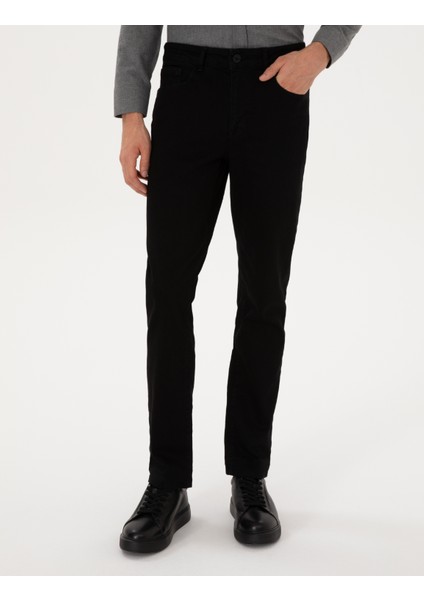 Erkek Siyah Straight Fit Jean Pantolon 50317301-VR046 fiyatları