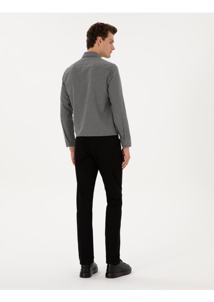 Erkek Siyah Straight Fit Jean Pantolon 50317301-VR046 fırsatları