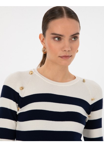 Kadın Ekru Slim Fit Kazak 50316300-VR019 fiyatları