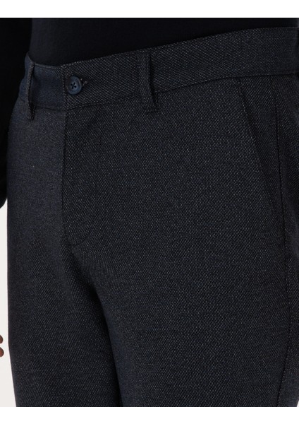 Erkek Lacivert Slim Fit Kanvas Pantolon 50317275-VR033 indirimleri