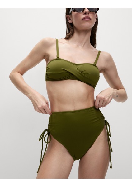 Karın Toparlayıcı Yüksek Bel Bikini Altı