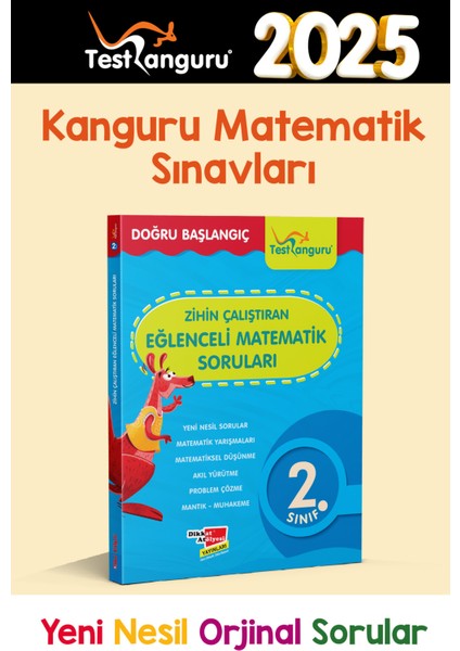 2. Sınıf Zihin Geliştiren Eğlenceli Kanguru Matematik Soru Bankası