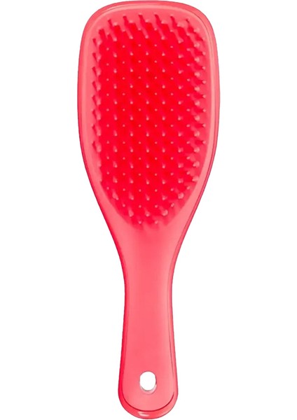 Ultimate Detangler Mini Pink Punch Pembe Plastik Kırılma Önleyici Düz ve Kıvırcık Saç Tarama Fırçası fırsatları
