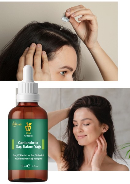 Suya Dayanıklı Saç Bakım Yağı 30 ml Jojoba Biberiye Lavanta Nane Çay Ağacı Amla Tüm Saçlar