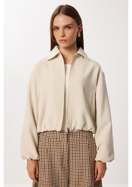 Balon Kesim Dokuma Ceket LDP0084 Taş modelleri